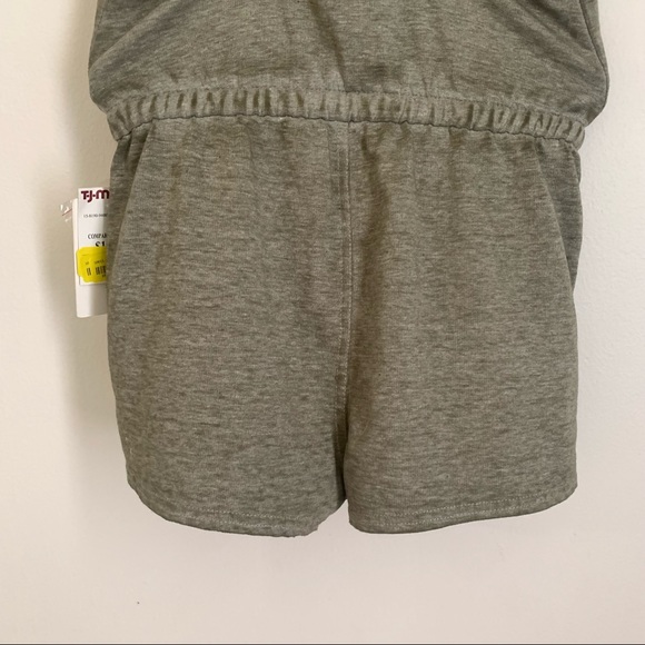 NWT PINK ROSE Olive Green Overall Sleeveless Romper Small - Picture 8 of 14